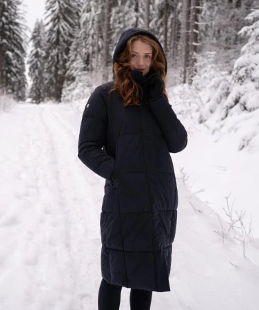 WOOX Keele Black Beauty dámský kabát