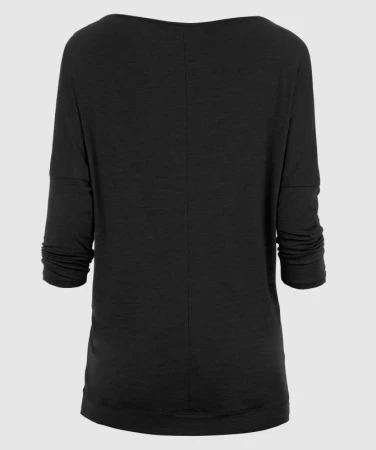WOOX Kerikeri Anthracite dámské merino triko