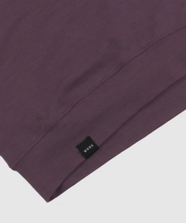 Woox Kerikeri Plum Wine dámské merino triko