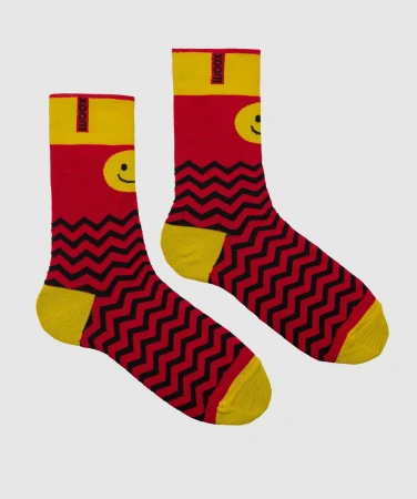 WOOX Kilim Red pánské ponožky