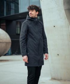 Woox Kinpu Blue Graphite softshellová parka