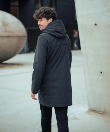 Woox Kinpu Blue Graphite softshellová parka