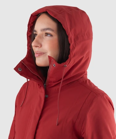 WOOX Kirkja vol.II Red Dahlia dámská parka