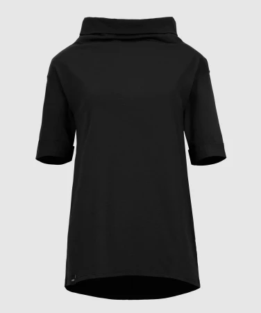WOOX Kletschkau Jet Black dámské triko s rolákem