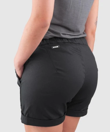 WOOX La Laguna Caviar Black dámské kraťasy