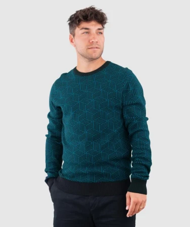 Woox Leska Moroccan Blue svetr Woox Leska Moroccan Blue svetr