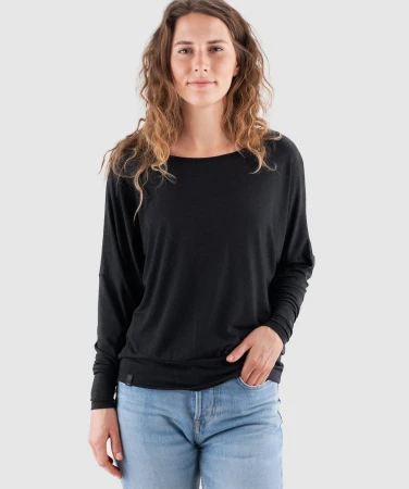WOOX Lisse Black dámská lehká mikina