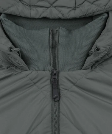 WOOX Lomes Urban Chic tmavě zelený dámský kabát