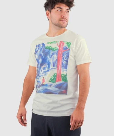 WOOX Loni v létě Off White pánské triko