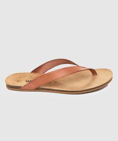 Woox Lora Natura Brown dámske žabky