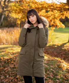 Woox Lucania Ivy Green parka