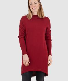 Woox Lyckan Red Dahlia svetr Woox Lyckan Red Dahlia svetr