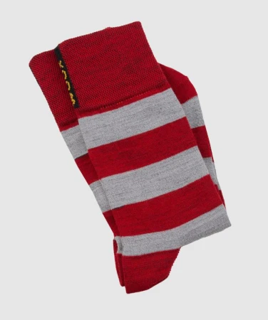 WOOX Mandoto Red pánské merino ponožky