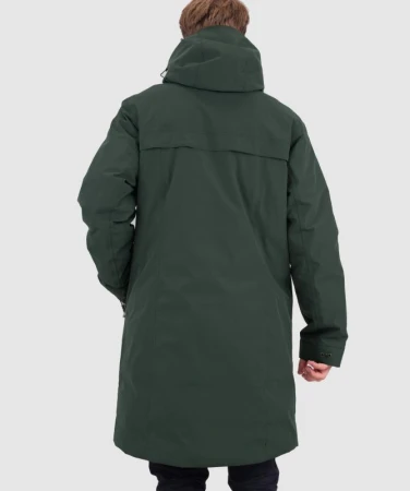 Woox Marmora Jungle Green kabát + triko zdarma
