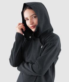 Woox Woolshellový kabát Merced Blue Graphite