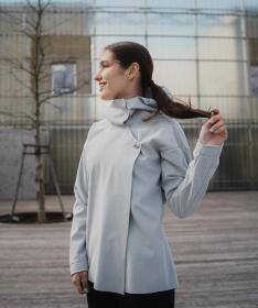 Woox Woolshellový kabát Merced High-Rise