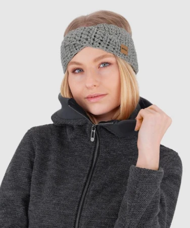 WOOX Meri Grey Headband pánská merino čelenka