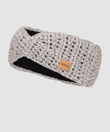 WOOX Meri Grey Headband pánská merino čelenka