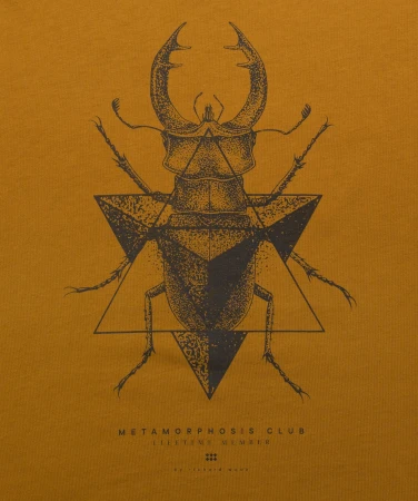 WOOX Metamorphosis Golden Brown pánské triko