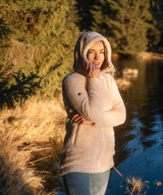 Woox Fleecová Mikina Tuttulik Sandshell