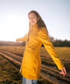 Woox Mollis Tawny Olive II dámská sofshellová Parka