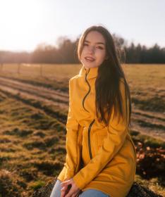 Woox Mollis Tawny Olive II dámská sofshellová Parka