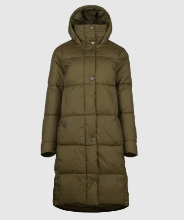 WOOX Monashee Dark Olive dámský kabát