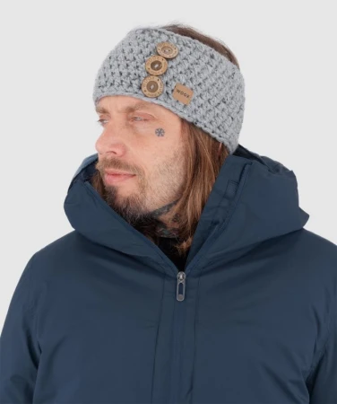 WOOX Mus šedá pánská čelenka