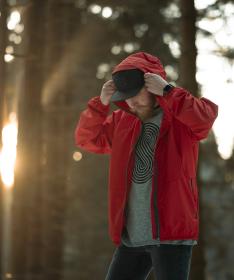 Woox Nimbus Urban Molten Lava Vetrovka