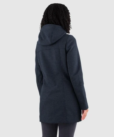 Woox Warley Midnight Navy woolshellová parka
