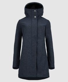 Woox Warley Midnight Navy woolshellová parka