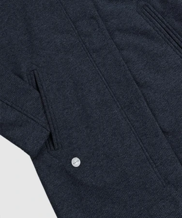 Woox Warley Midnight Navy woolshellová parka