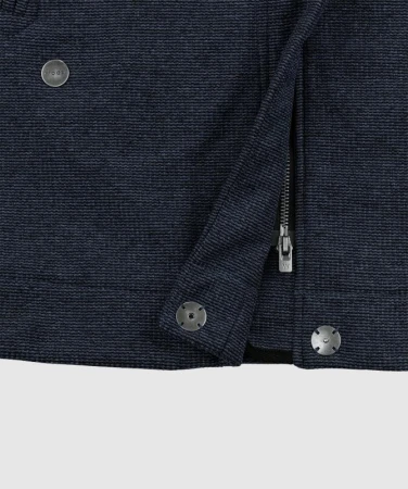 Woox Warley Midnight Navy woolshellová parka