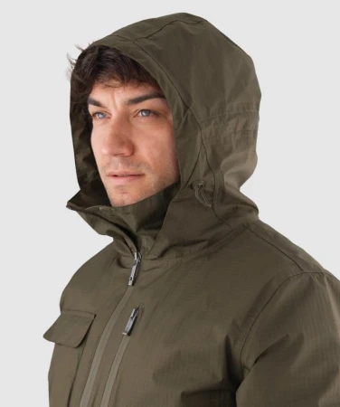 WOOX Parkland Dark Olive pánská větrovka