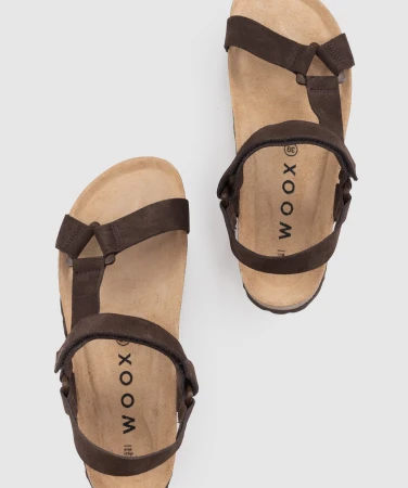 WOOX Pirao Brown dámské sandály