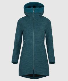 Woox Rajala Legion Blue dámsky Woolshellový kabát