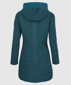 Woox Rajala Legion Blue dámsky Woolshellový kabát