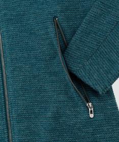 Woox Rajala Legion Blue dámsky Woolshellový kabát