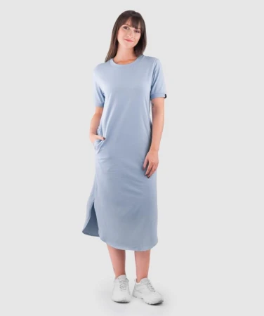 WOOX Rijeka Zen Blue dámské šaty