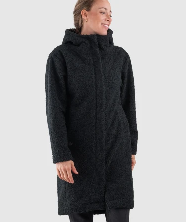Woox Rojan Black Beauty dámský woolshellový kabát