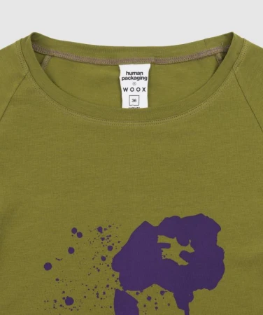 WOOX Rombus Avocado dámské triko