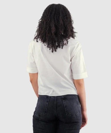 WOOX Rudé Nebe Off White dámské triko