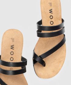 Woox Sana Ater Black dámské žabky