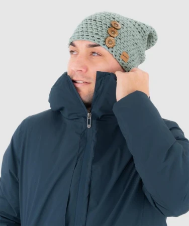 WOOX Sea Button modrozelená pánská čepice