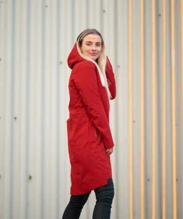 Woox Simme Red Dahlia dámská větrovka