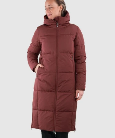 WOOX Ticinese Oxblood Red dámský kabát