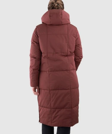 WOOX Ticinese Oxblood Red dámský kabát