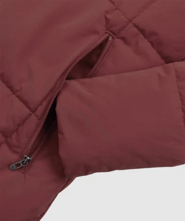 WOOX Ticinese Oxblood Red dámský kabát
