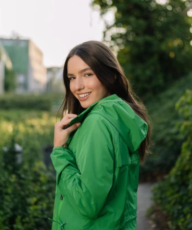 WOOX Trebia Fern Green dámská větrovka