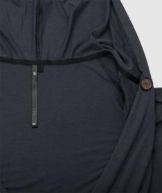 Woox Twister Ladies Hoodie Black kardigan